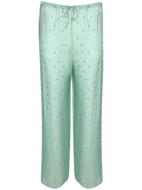 パンツ OSEREE Woman Pants Green 24103944_54150141_600.jpg