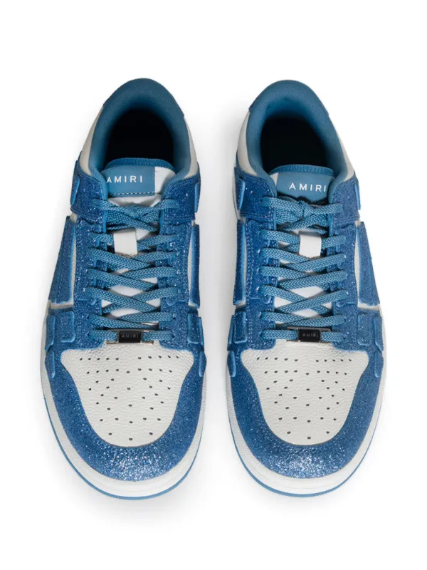 【大人気】AMIRI Shimmer Skel Top Low スニーカー 大人気】AMIRI Shimmer Skel Top Low スニーカー (AMIRI