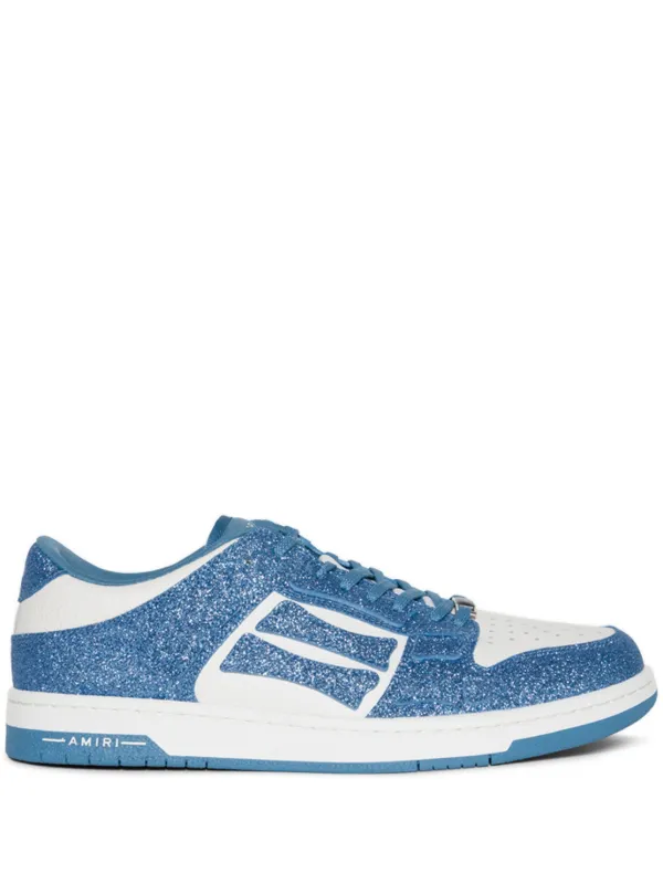 AMIRI Shimmer Skel Top Low スニーカー | ホワイト | FARFETCH JP