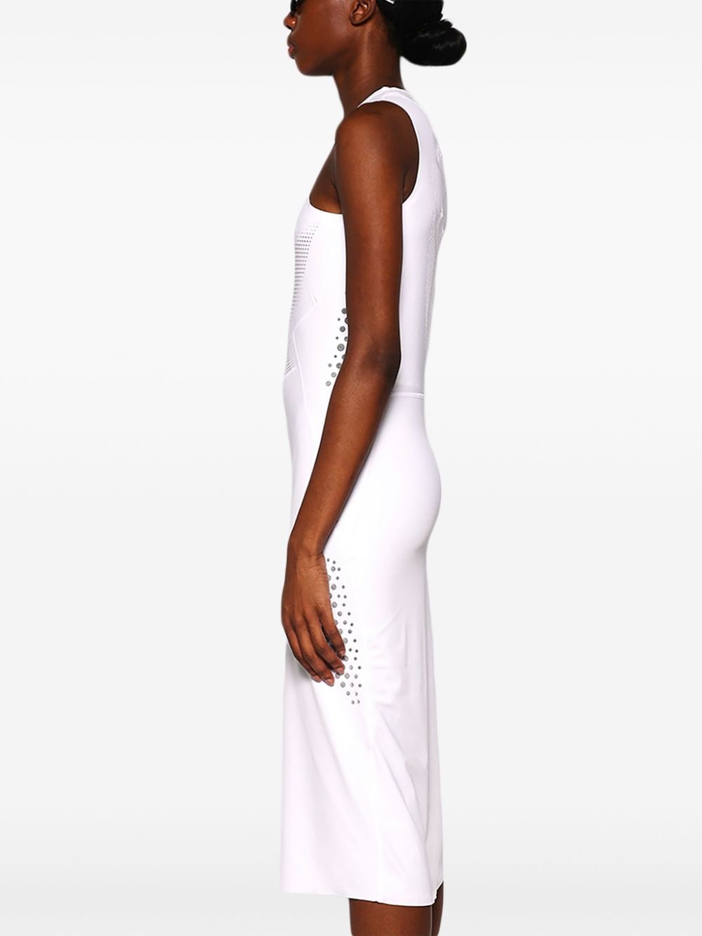 Shop Coperni X Puma Midi Dress In White