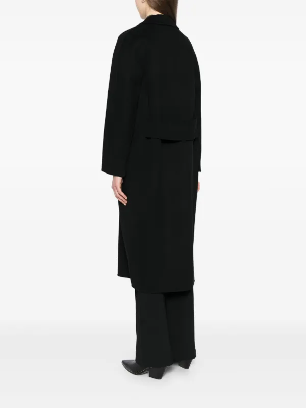 S Max Mara ダブルコート | ブラック | FARFETCH JP