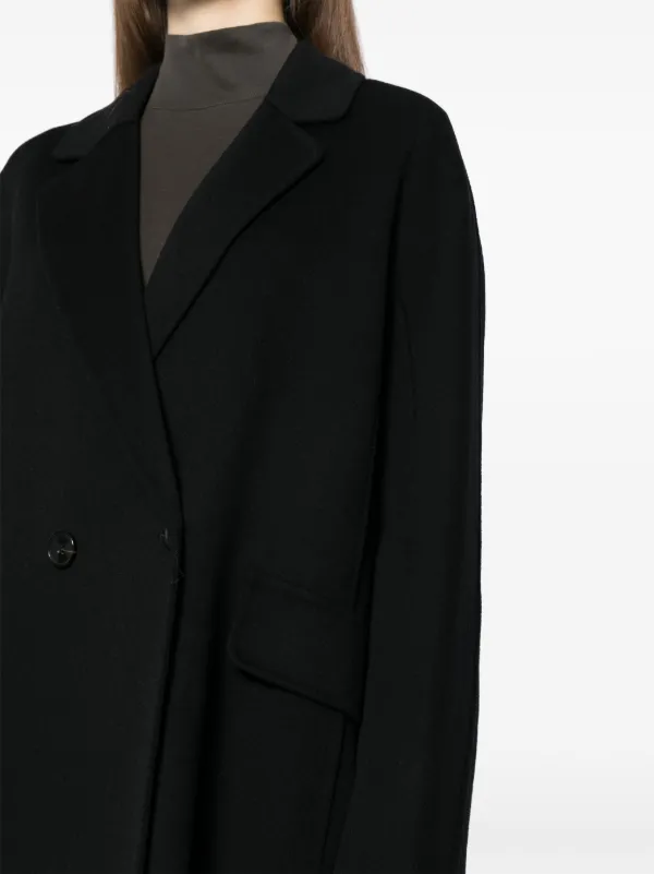S Max Mara ダブルコート | ブラック | FARFETCH JP