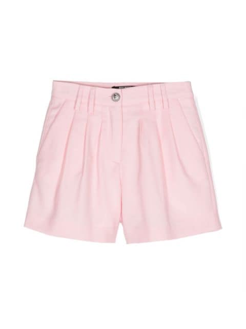 high-waist tailored shorts