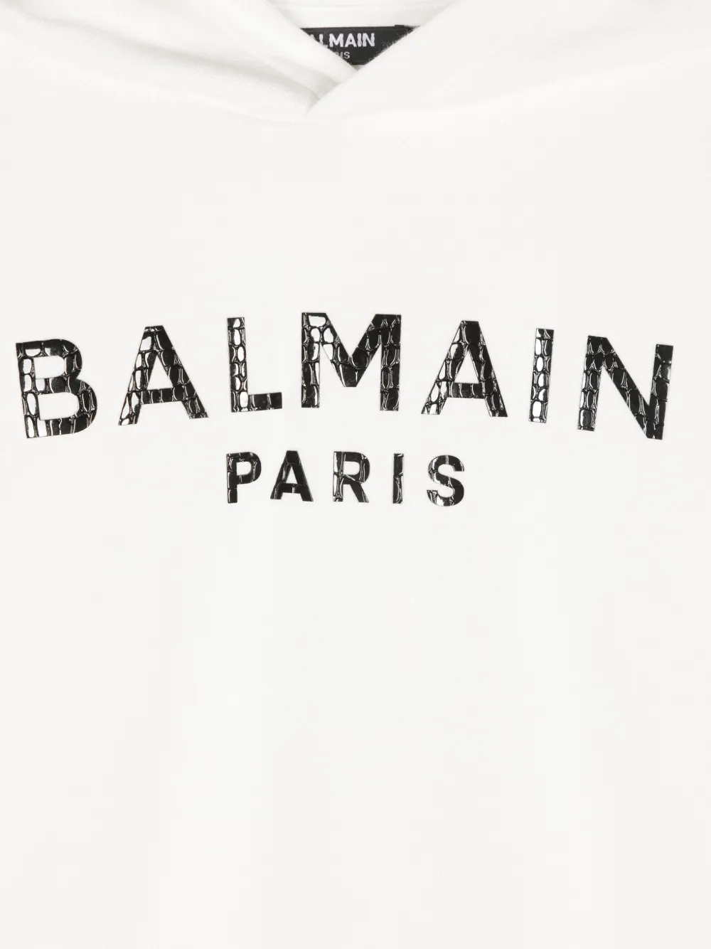 Balmain white hoodie best sale