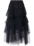 Simone Rocha tulle midi skirt - Black