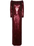 Jenny Packham Ballroom Blitz sequined gown - Red