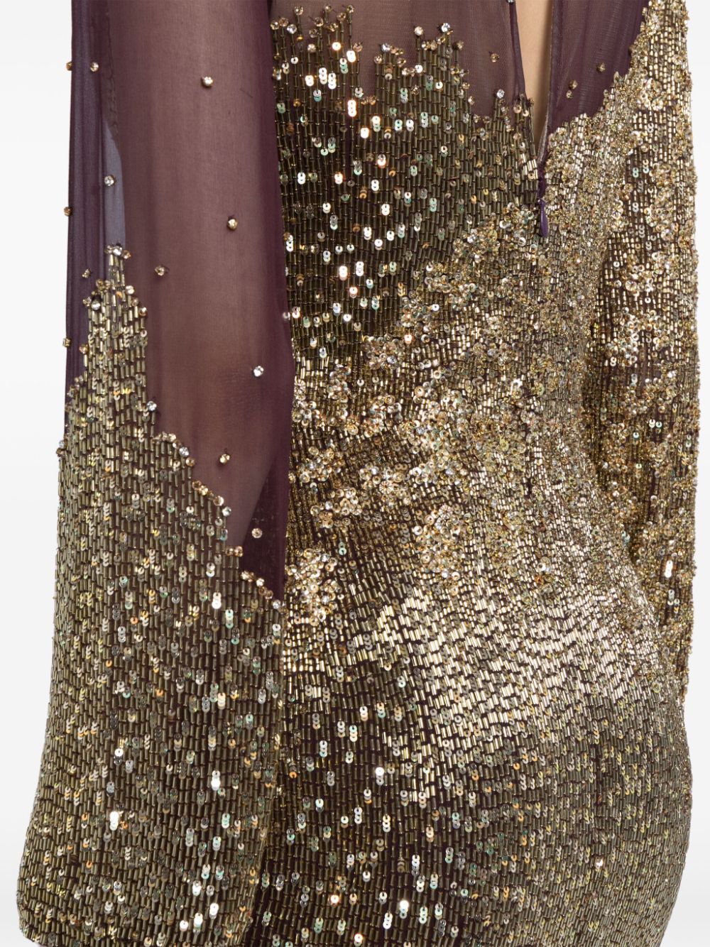 Jenny Packham Starman sequin-embellished midi dress Women