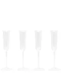 Ann Demeulemeester X Serax crystal glass champagne glasses (22.7cm) - White