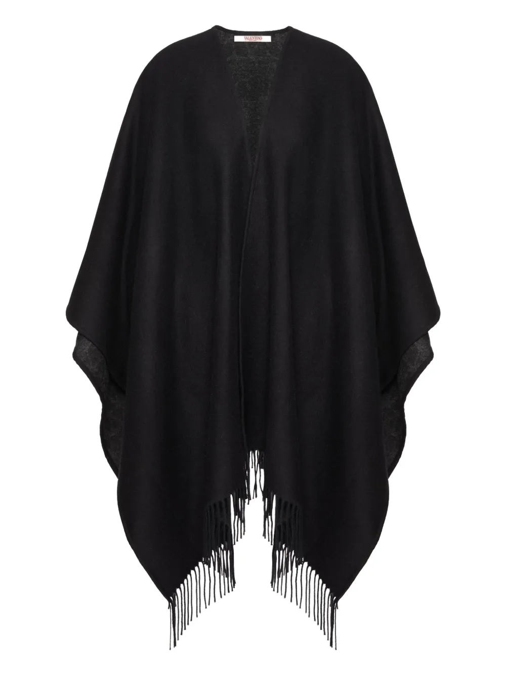 Valentino Garavani VLogo Signature kasjmier poncho Zwart