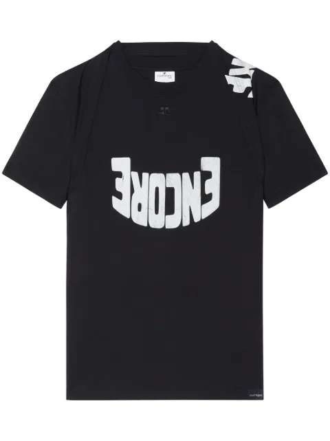 Courrèges graphic-print t-shirt