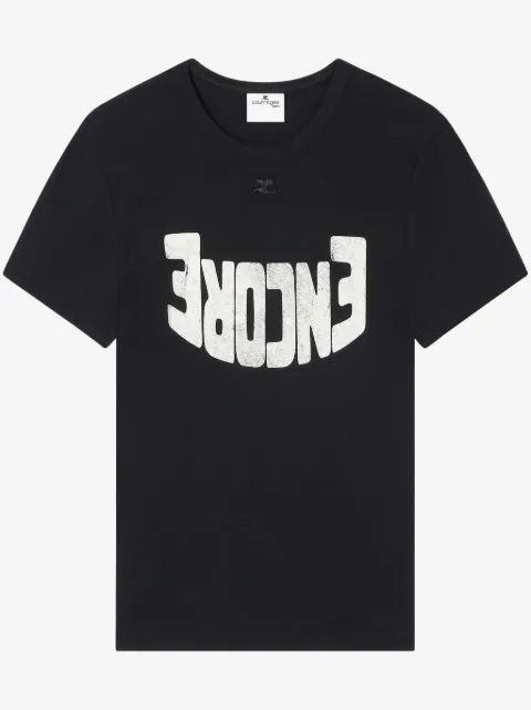 Courrèges graphic-print t-shirt