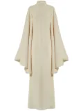 Taller Marmo Mina draped-detail gown - Neutrals