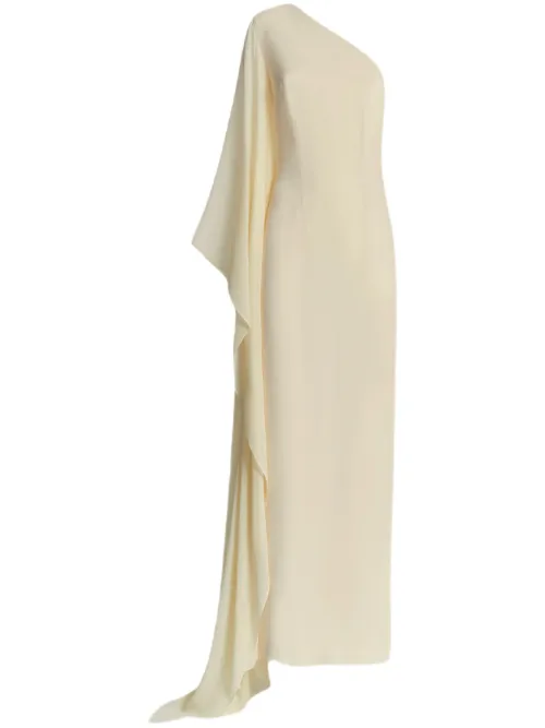 Robe longue Jasmine à design drapé - Taller Marmo - Modalova