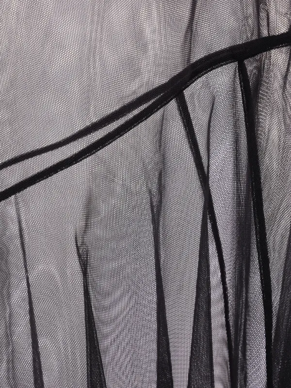 Simone Rocha: ブラック Hip Detail Bind マキシスカート