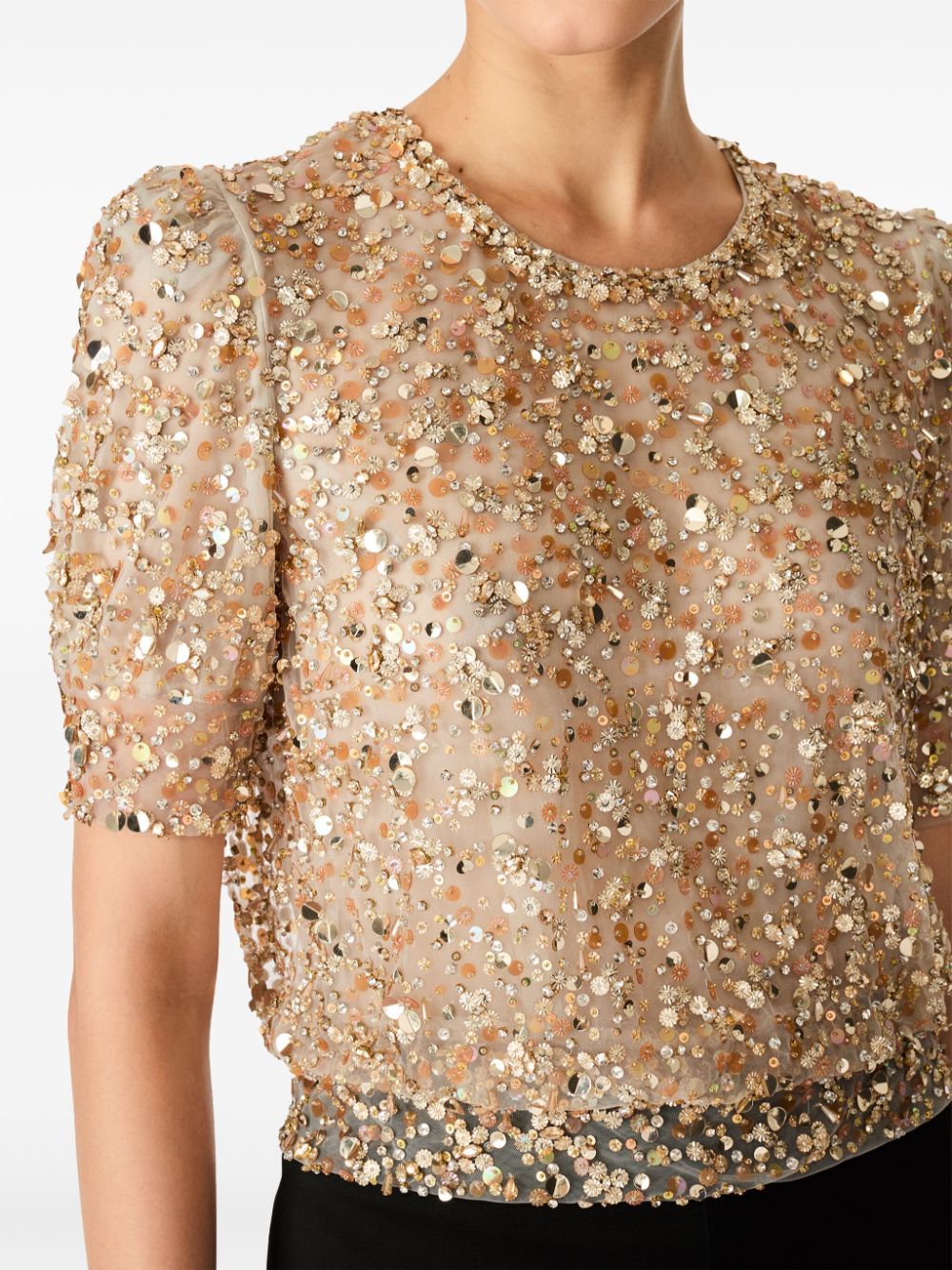 Jenny Packham Joni sequined blouse Women