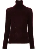 Fabiana Filippi sequin-embellished jumper - Red