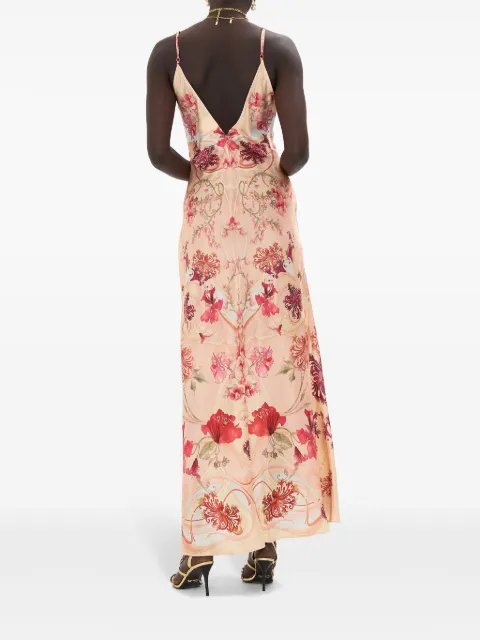Camilla Blossoms & Brushstrokes-print silk dress 00029072 - 2