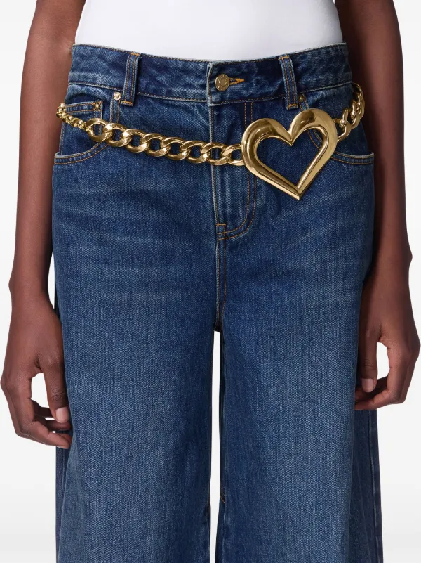 AREA heart chain belt women Metal Other One Size Gold