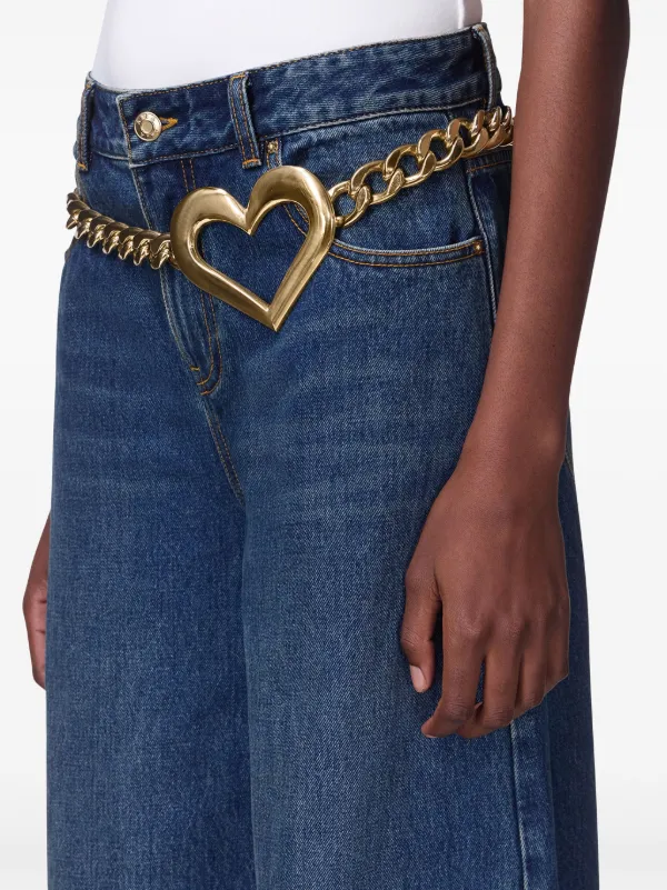 AREA heart chain belt women Metal Other One Size Gold