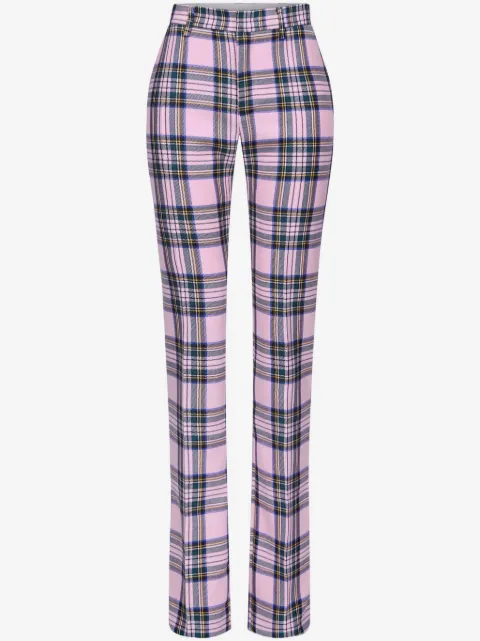 AREA Checked trousers