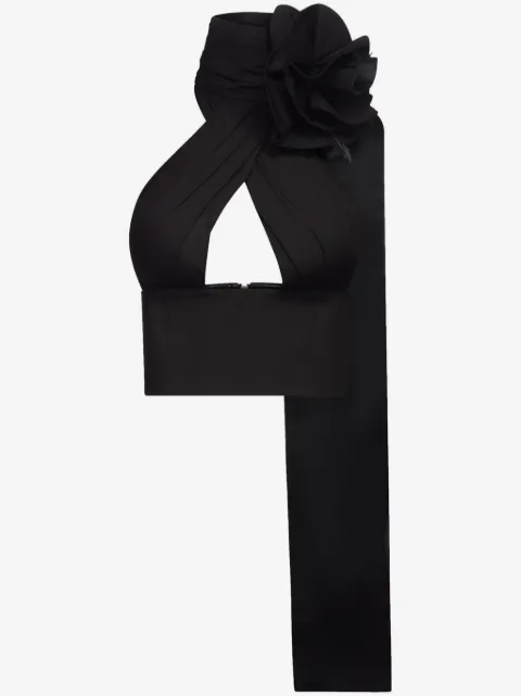 AREA Flower Corsage haltertop