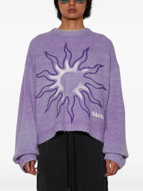 Nahmias Gradient Sun Sweater | Purple | FARFETCH