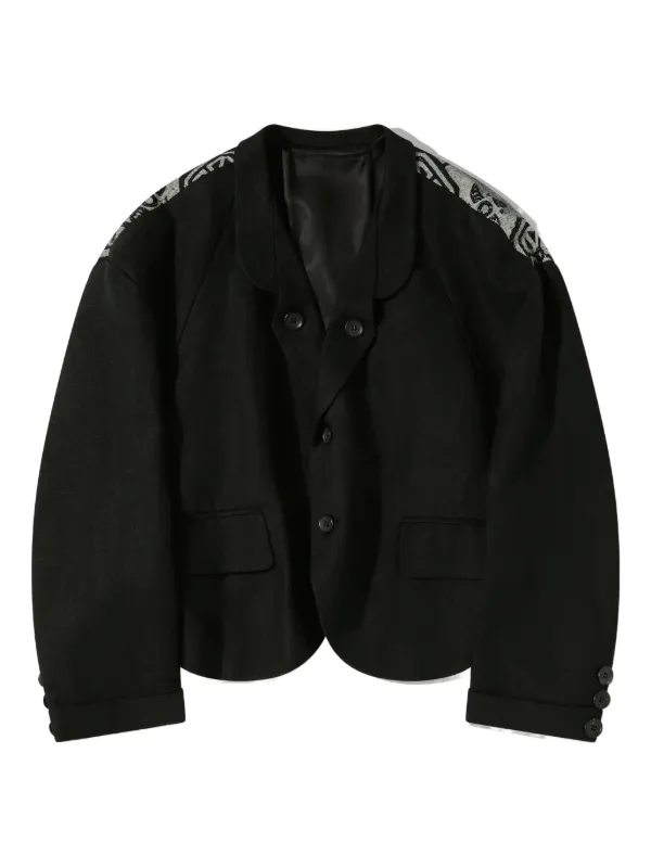 Christopher Nemeth ジャカード ジャケット | ブラック | FARFETCH JP