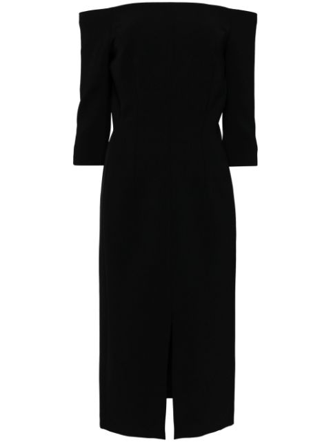 Carolina Herrera off-shoulder midi dress Women