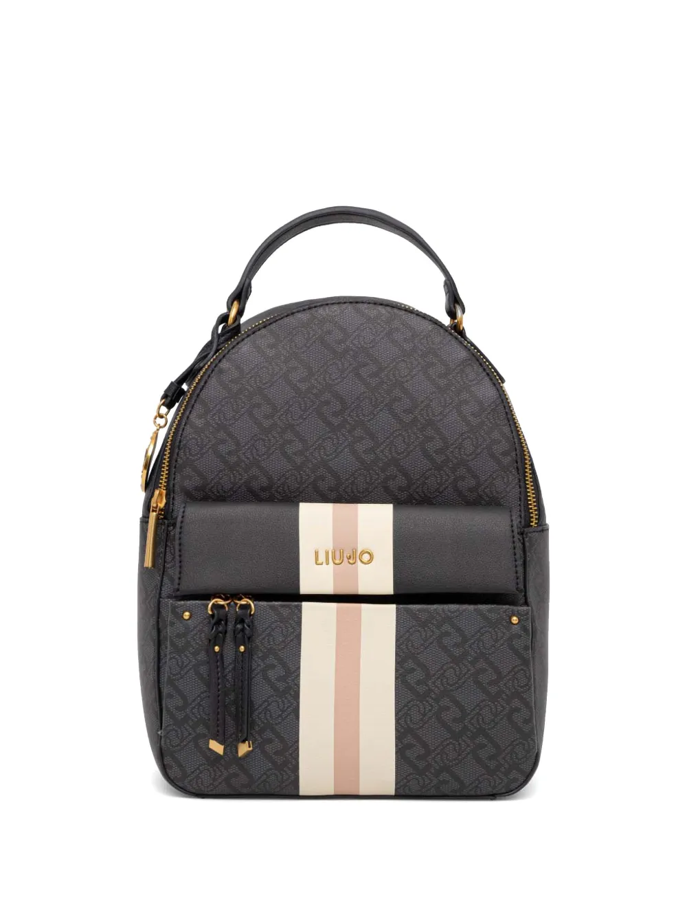 LIU JO monogram-print backpack | Black | Image 1