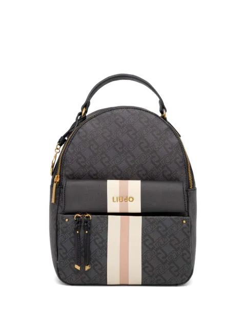 LIU JO monogram-print backpack 