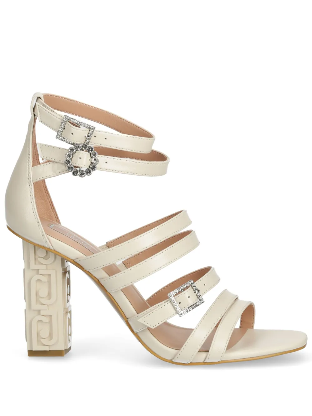 Liu Jo Sandali Con Plateau Clara 509 4A3721TX177 - Slip-on Donna, Comodi E Con Dettagli Glitter, Suola Antiscivolo