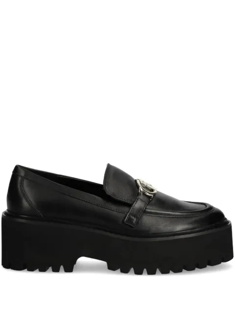 LIU JO logo plaque loafers
