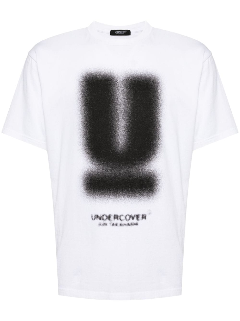 Shop Undercover Logo-print Cotton T-shirt In White