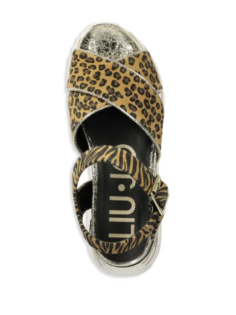 LIU JO leopard-print sandals BA4105PX195 - 3