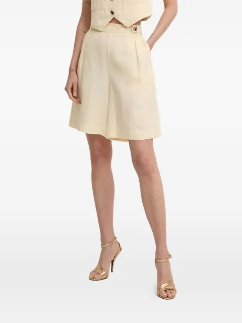 LIU JO pinstripe-pattern pleated shorts