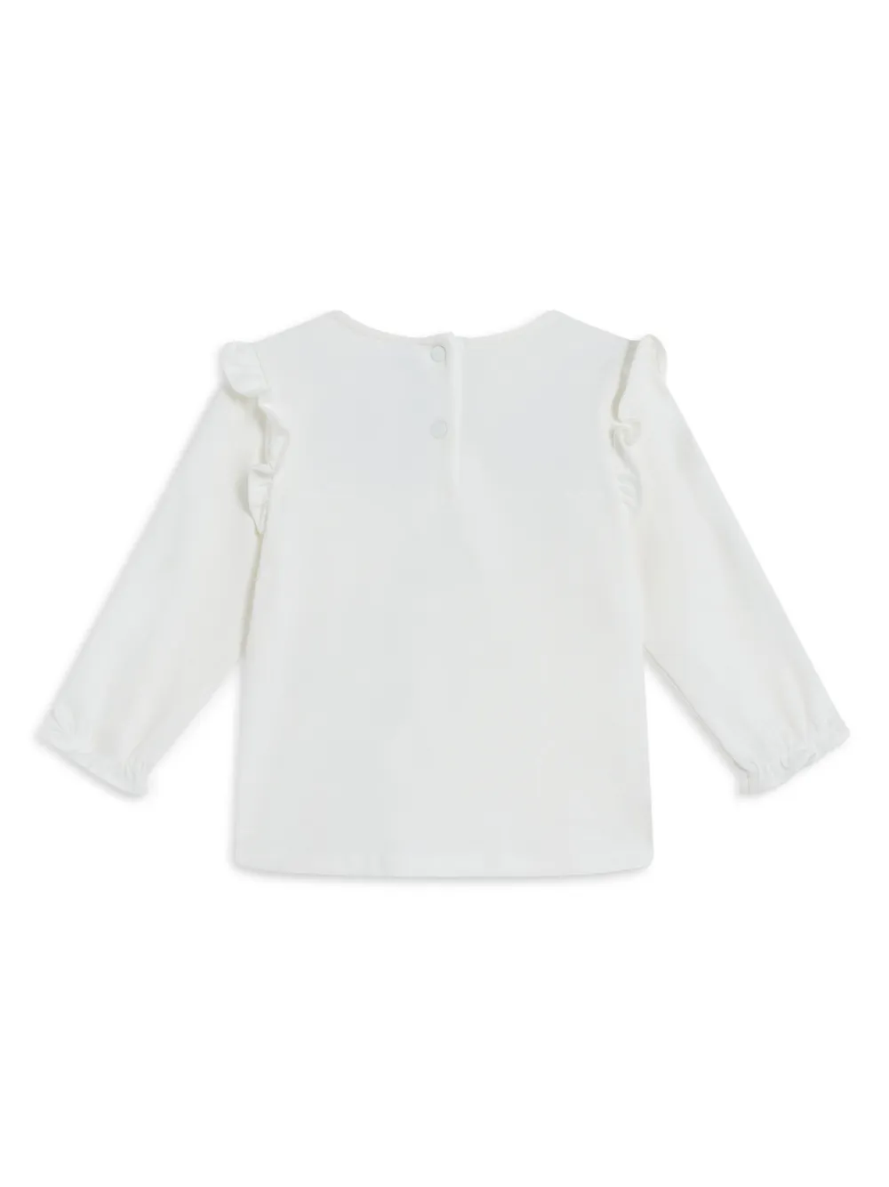 Tartine Et Chocolat Shirt met geborduurde bloemen - Wit