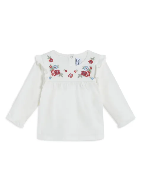 Tartine Et Chocolat floral-embroidery blouse