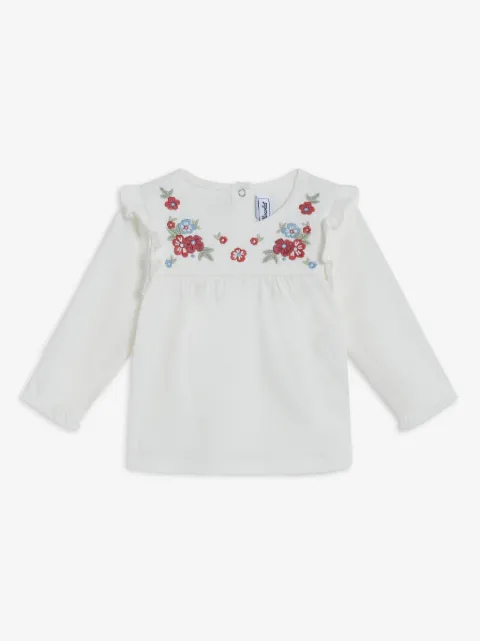 Tartine Et Chocolat blouse à fleurs brodées