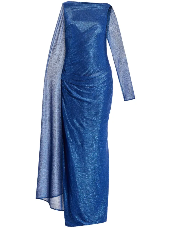 Talbot Runhof Mousse Gown | Blue | FARFETCH BE