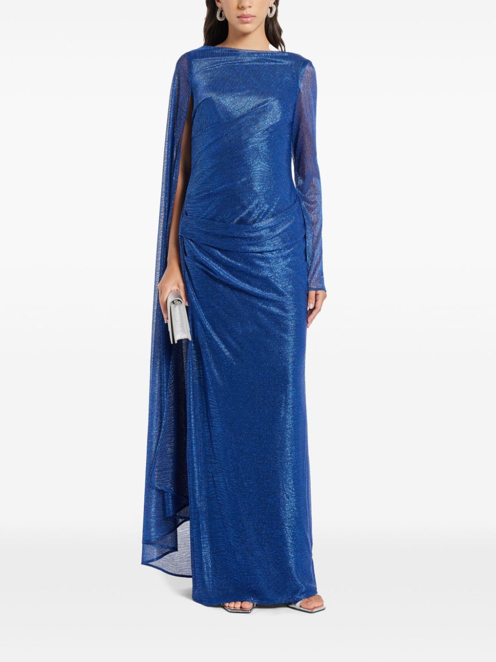 Talbot Runhof Mousse gown - Blauw