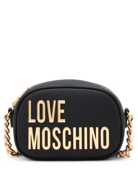 Love Moschino logo-applique crossbody bag Women