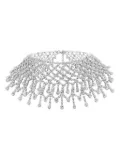 Hzmer Jewelry crystal-embellished necklace - Silver