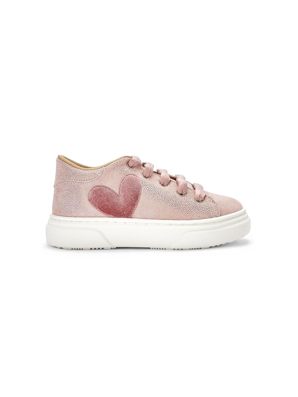 BabyWalker heart suede sneakers - Roze