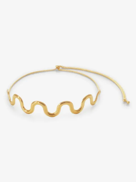 HZMER JEWELLERY polished choker