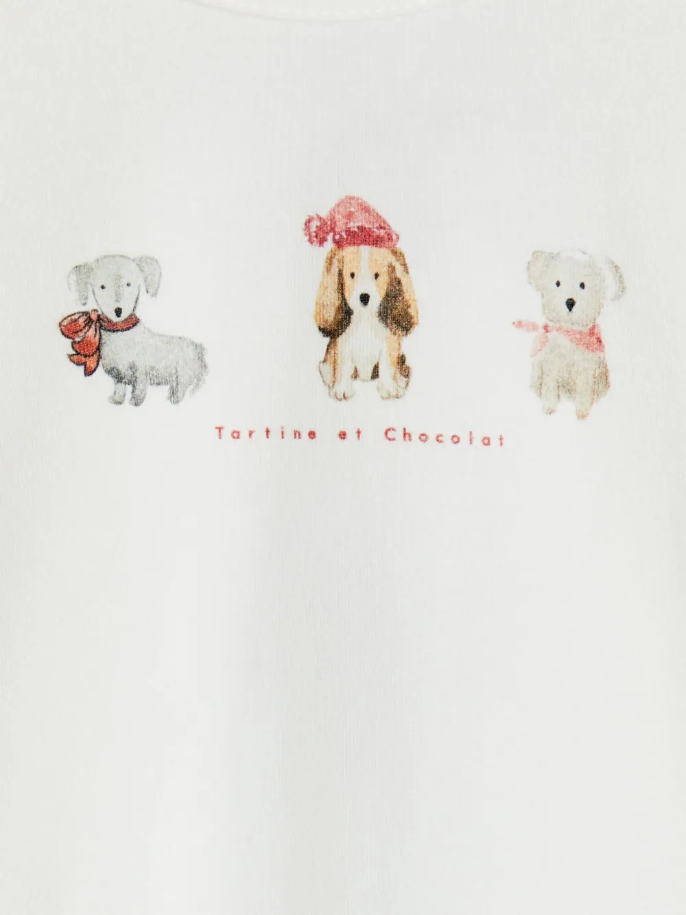 Tartine Et Chocolat T-shirt met lange mouwen Wit