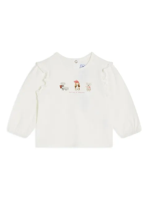 Tartine Et Chocolat illustration-print long-sleeve T-shirt 
