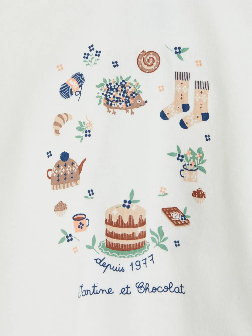 Tartine Et Chocolat T-shirt met lange mouwen Wit
