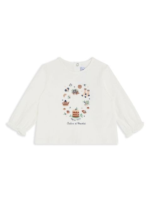 Tartine Et Chocolat playera con ilustración estampada