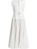 Acler belted dress - White