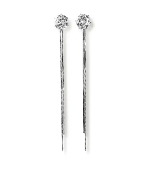 Hzmer Jewelry crystal-embellished earrings